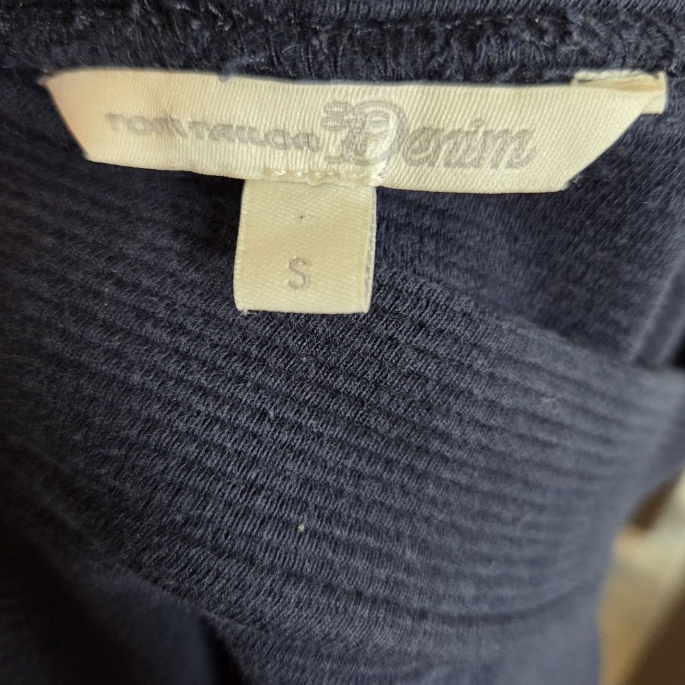 ⭐️Tom Taron Denim Chic Navy A-Line Women's Skirt Size Small - Picture 5 of 5